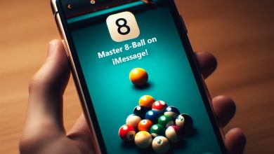 how to play the pool game on imessage